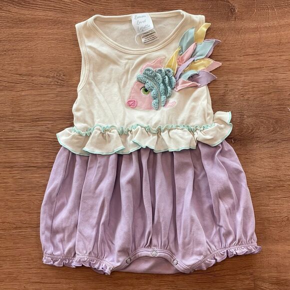 18-24 months Lemon Loves Layette fish bubble romper - Picture 1 of 4